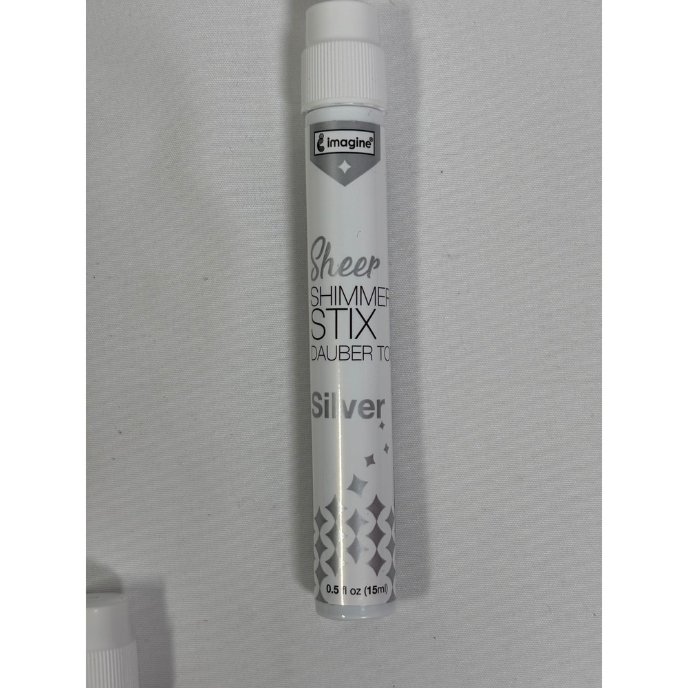 Nuvo Shimmer Powder Glitter Drops Imagine Sheer Shimmer Stix Craft Bundle 7pc - Picture 5 of 8